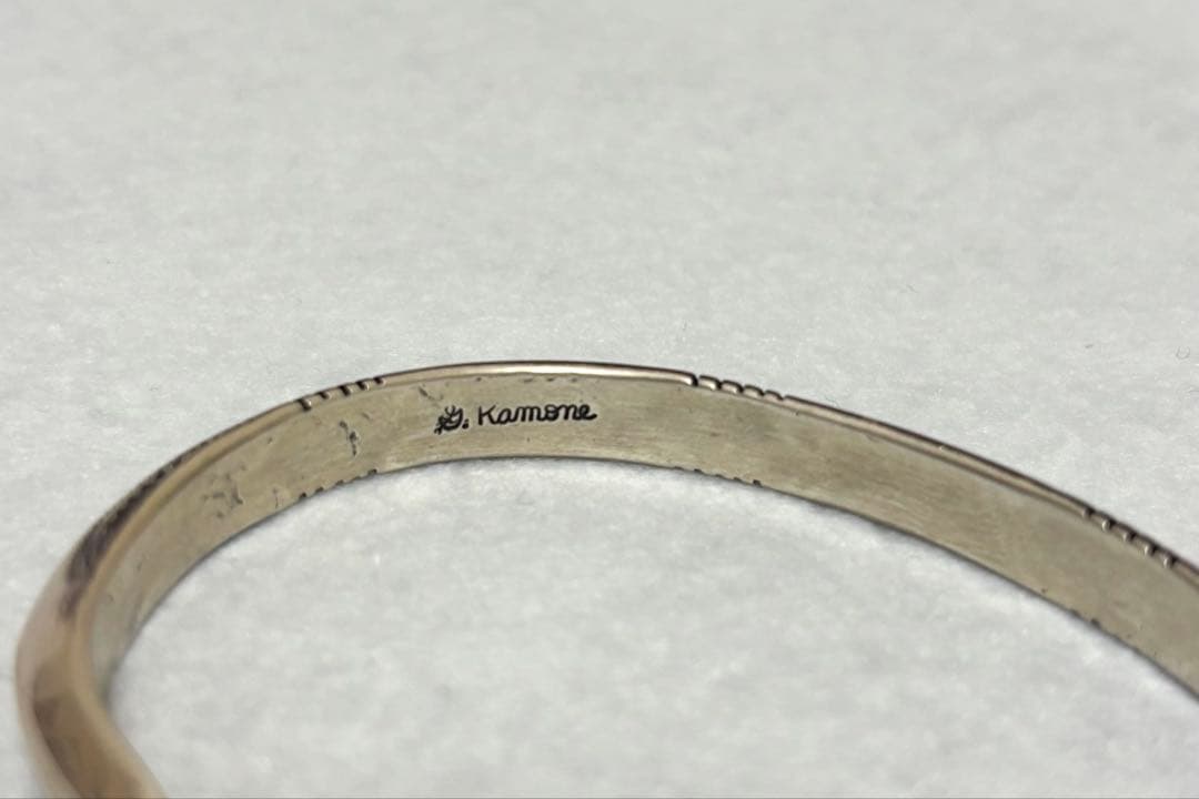 【希少】【ナバホ族】インディアンジュエリー バングル ブレスレット Navajo