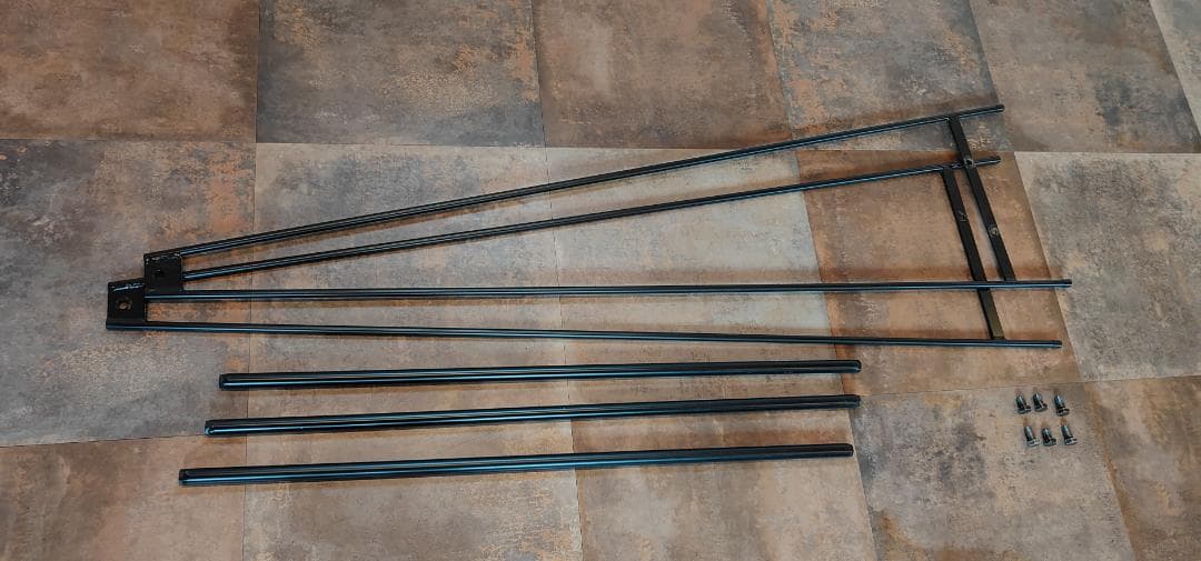 MOON　アイアン ハンガーラック 下段２本 店舗什器 スチール 展示