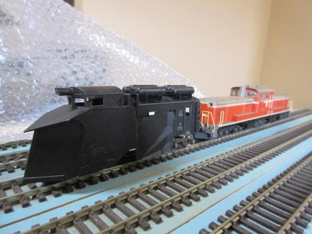 除雪列車２両セット（キ100・DD51) HOゲージ (金属＆プラ製）