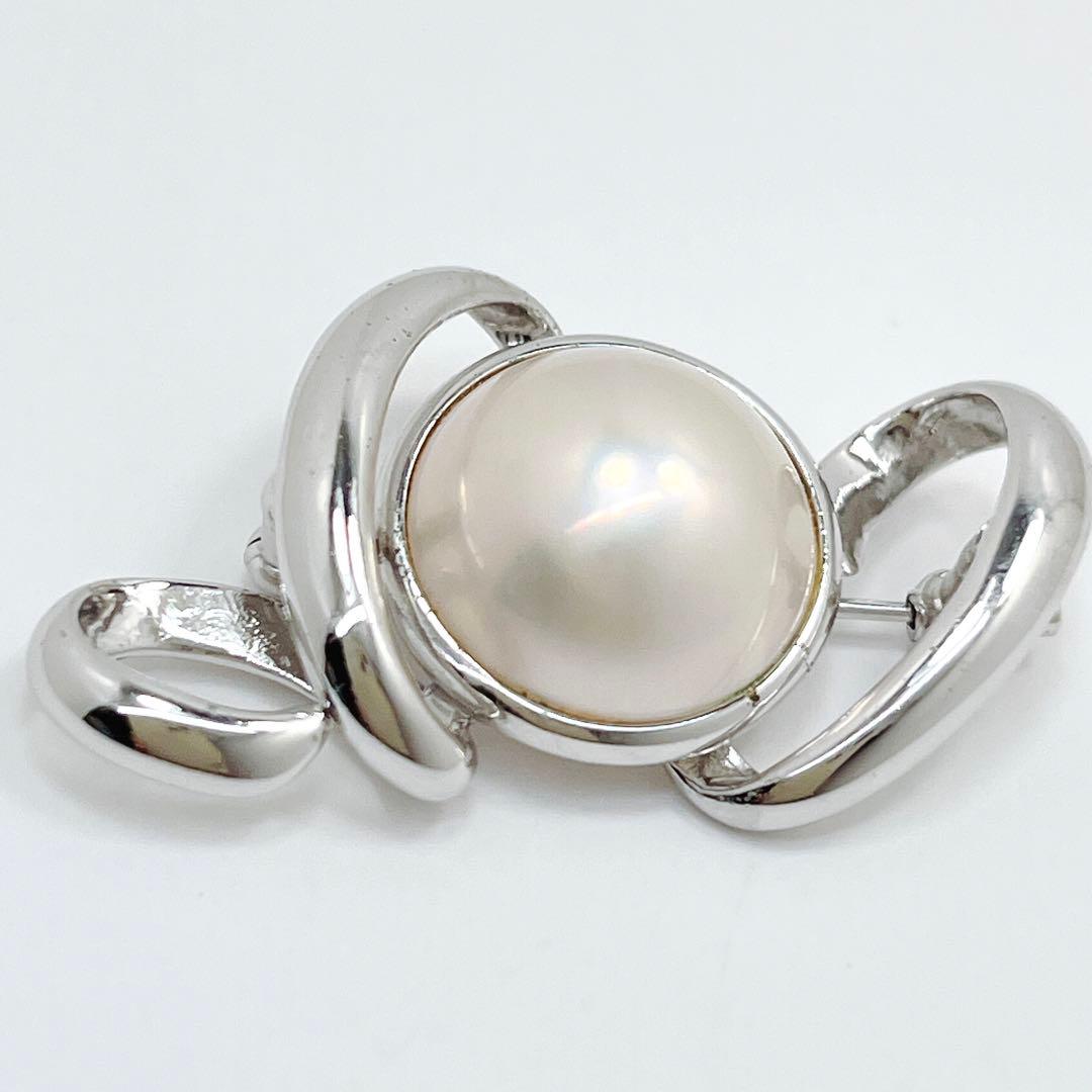 美品✨田崎真珠　TASAKI タサキ マベパール　ブローチ　コサージュ