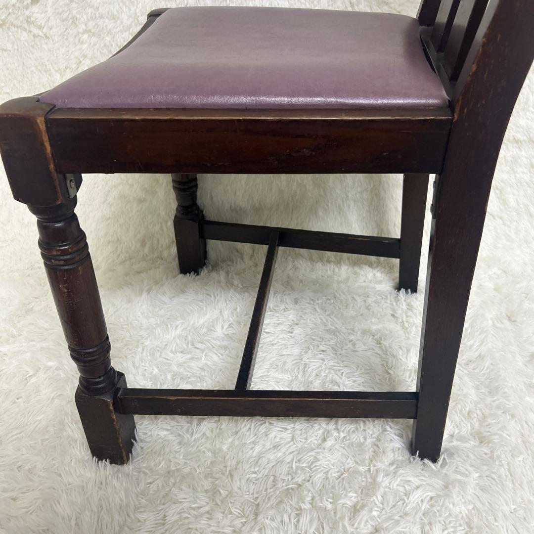 【良品】ハイバックチェア　ダイニングチェア　イギリス　アンティーク