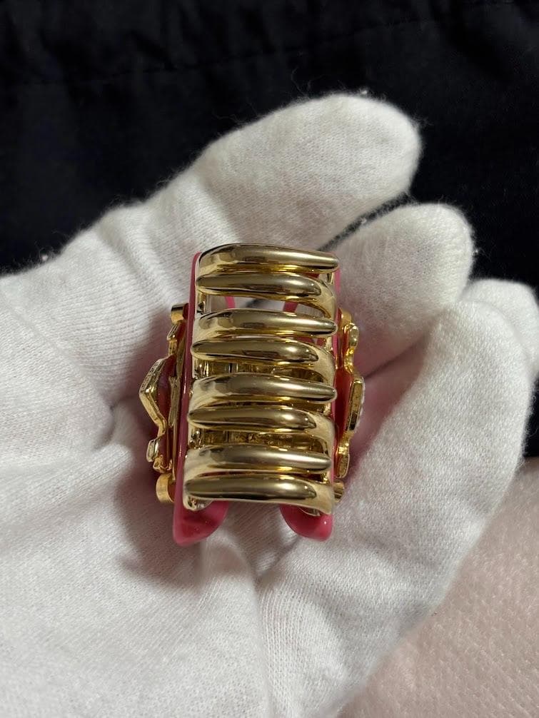 【レア/極美品】アッカ acca クリップ　ヘアクリップ　ハート　ピンク