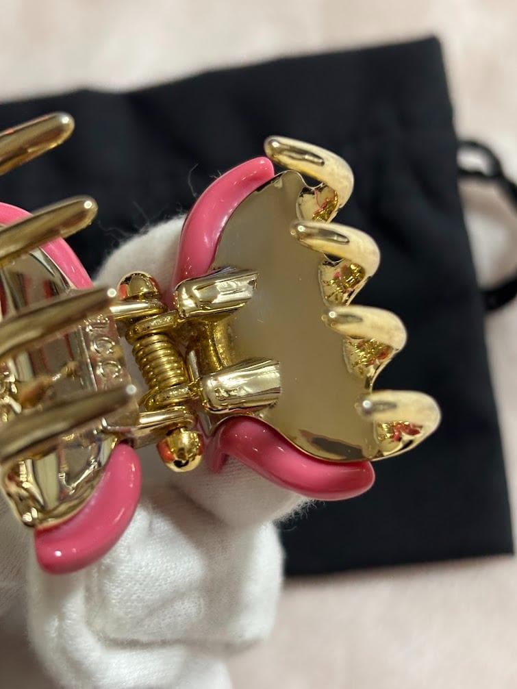 【レア/極美品】アッカ acca クリップ　ヘアクリップ　ハート　ピンク