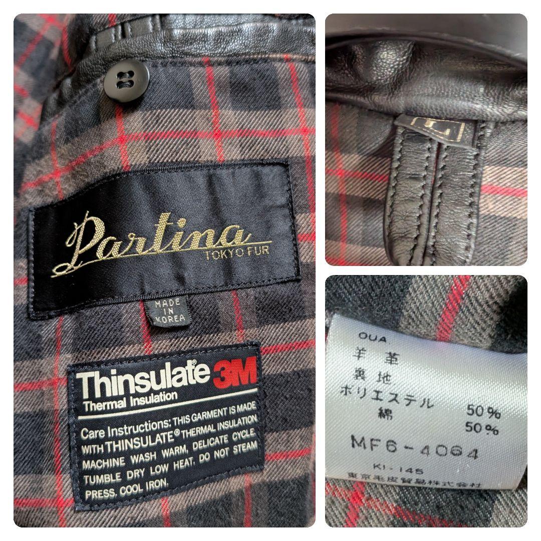 ラムレザー★本革 羊革 A-2型 レザージャケット ブルゾン 黒 L 韓国