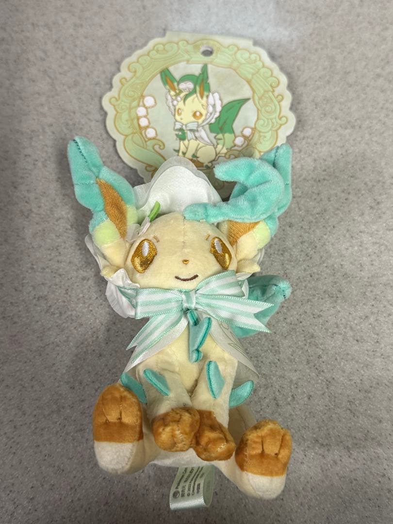 ポケモン　ぬいぐるみマスコット　リーフィア　イースター2022