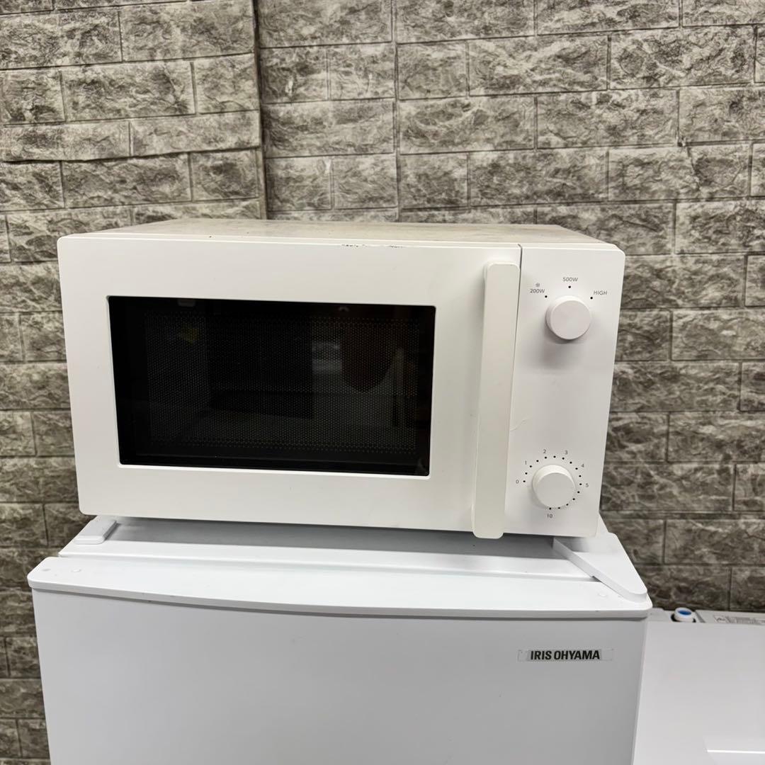 575 ホワイト　冷蔵庫　洗濯機　フラットレンジ　セット　小型　一人暮らし　綺麗