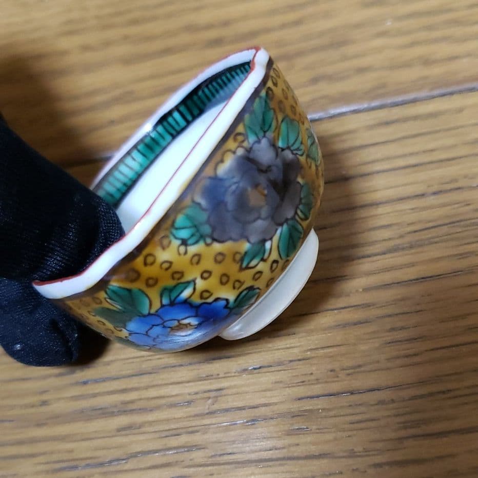 九谷焼のお猪口のセット　骨董品