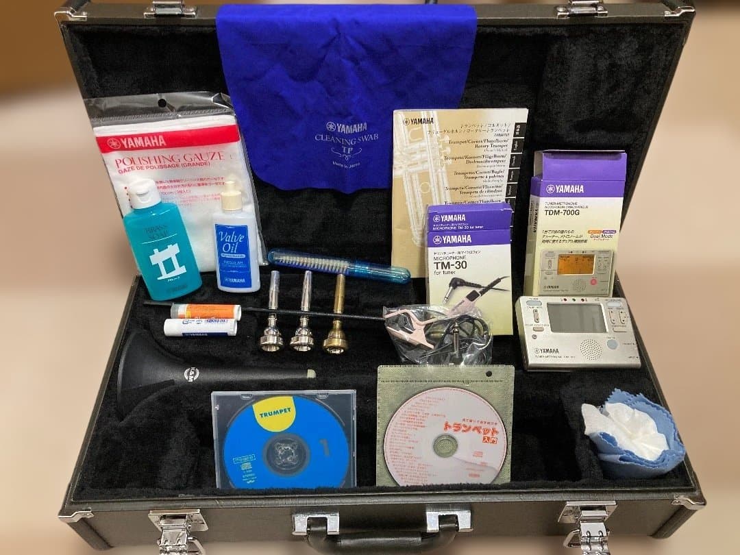 トランペット YTR-2330 マウスピース、スタンド、メンテ用品、教本など