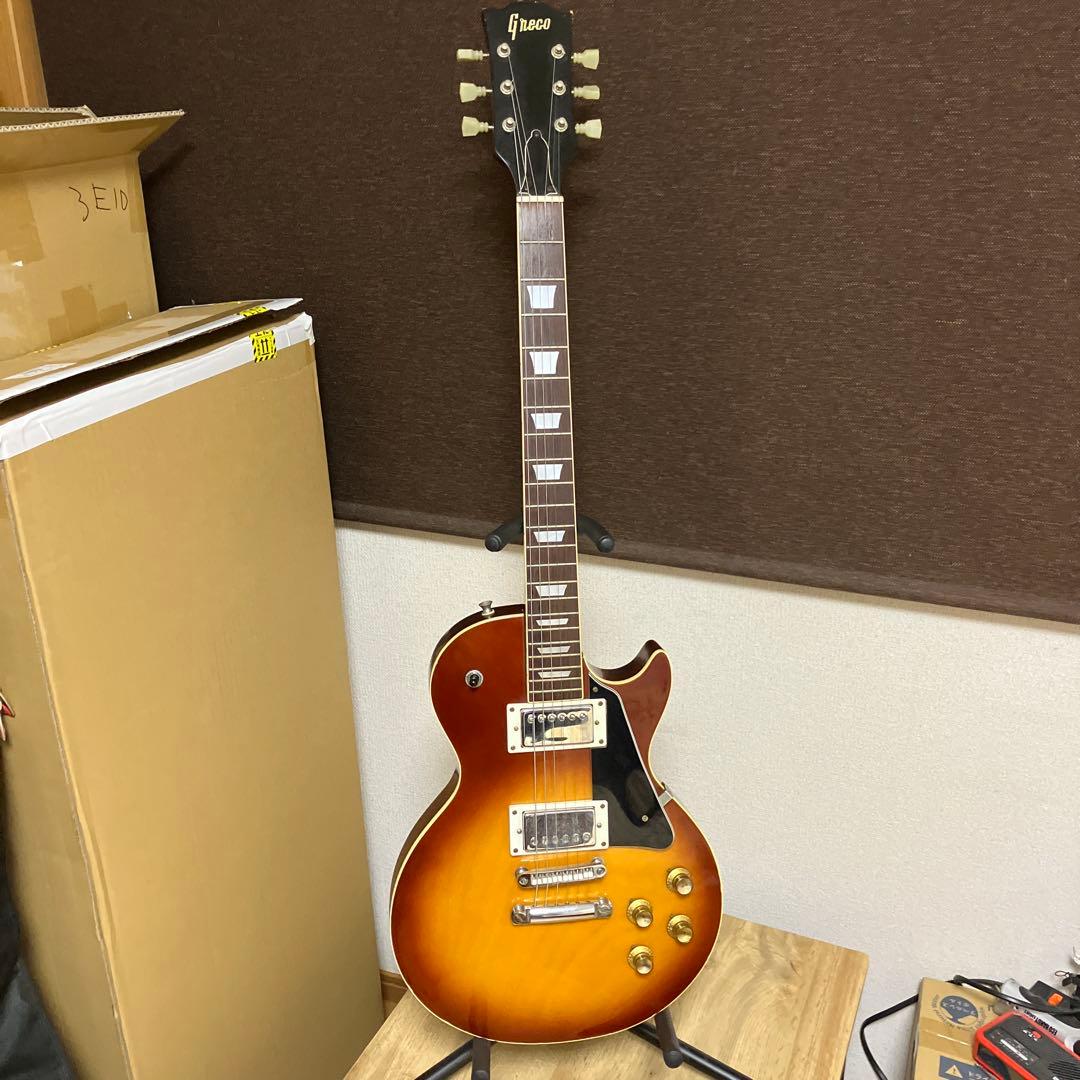 ジャパンビンテージ グレコ グネコ レスポール 音出しOK そこそこ美中古品