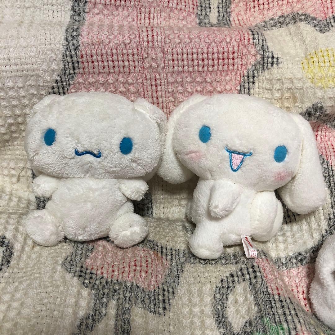 サンリオ　シナモロール　2002〜2007 ぬいぐるみ＆マスコット　14こ　中古