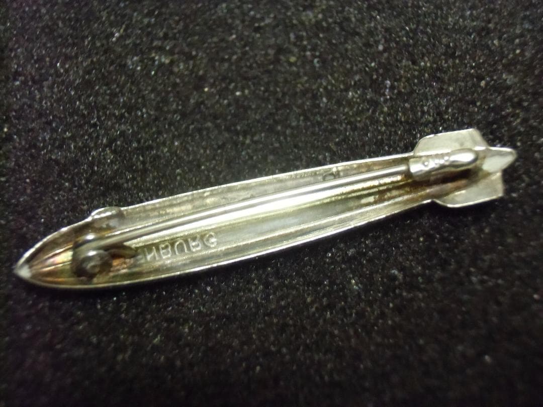 ⊞ドイツ軍＊８００銀製＊Ｄ-ＬＺ１２９　ヒンデンブルク号＊飛行船バッジ（実物）