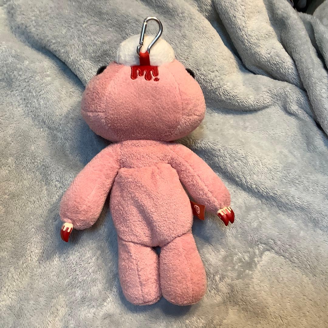 脱 グルーミー 咬筋力 自慢 ポーチ カラビナ付き ピンク CGP-177