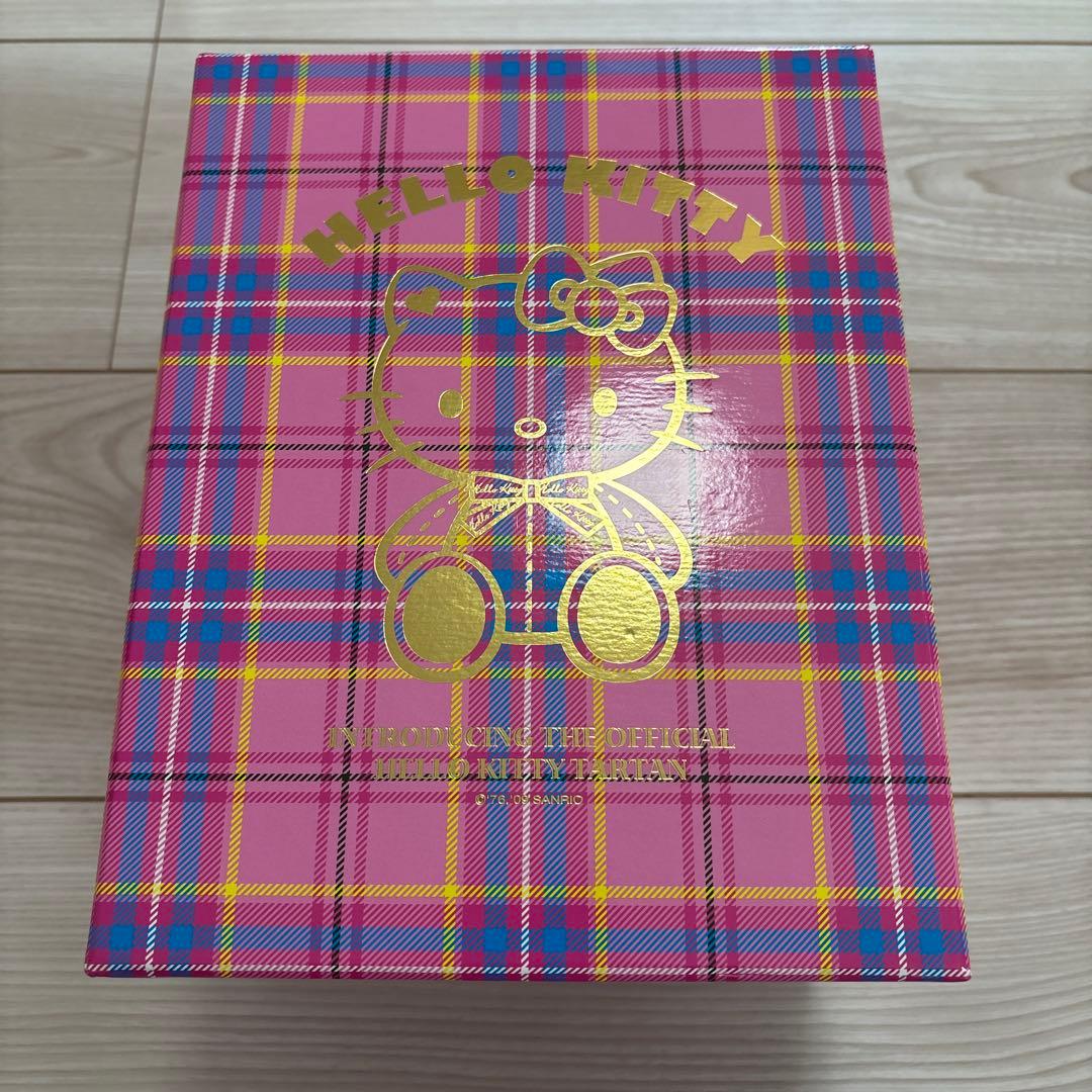 激レア⭐︎35周年記念ハローキティ タータンチェック柄　ぬいぐるみ