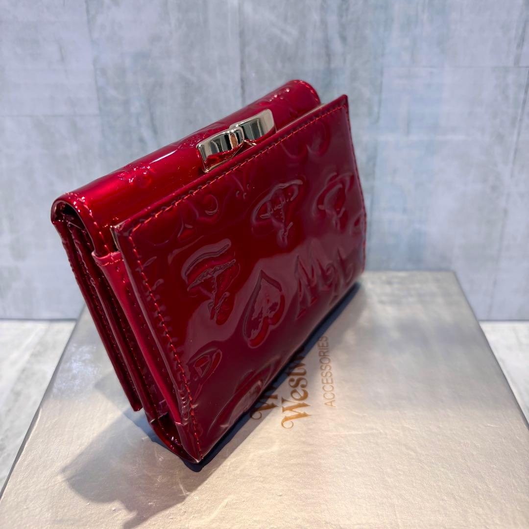 Vivienne Westwood 3つ折り財布 / レッド/ゴールド金具付き