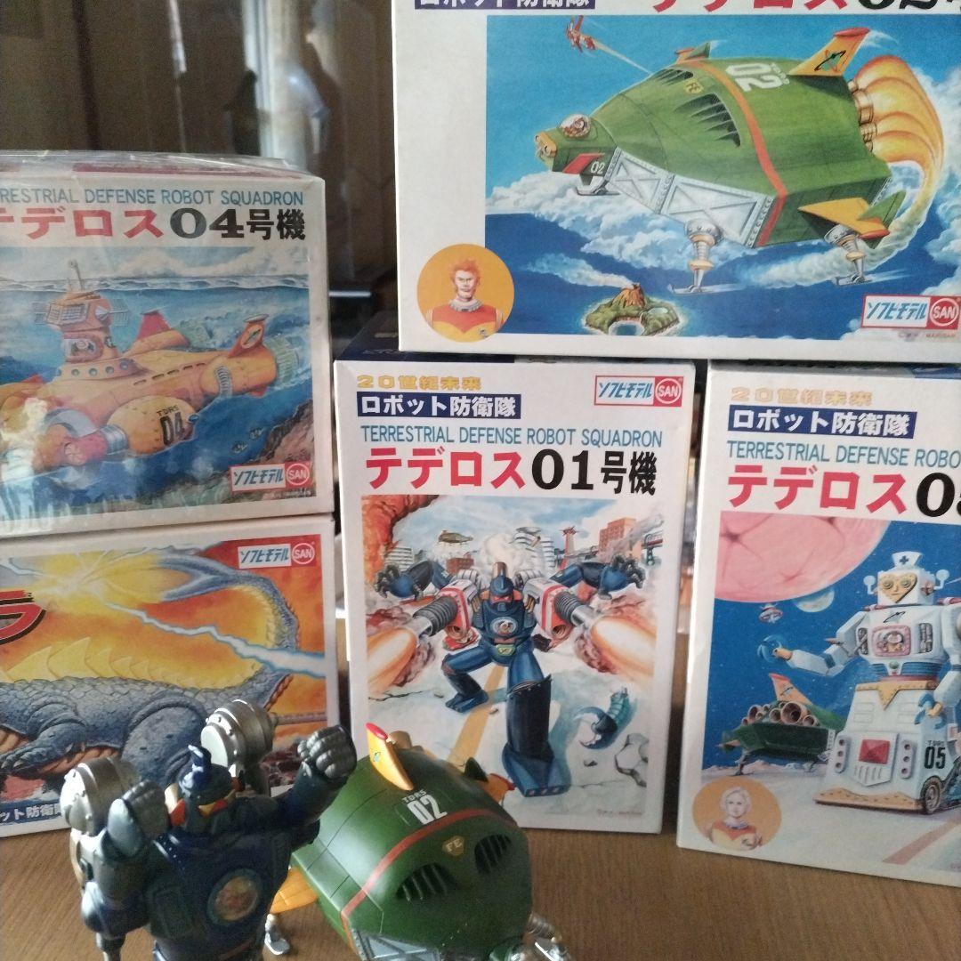超レア！マルサン　ロボット防衛隊テデロス５体セット　01/02/04/5ジメラ