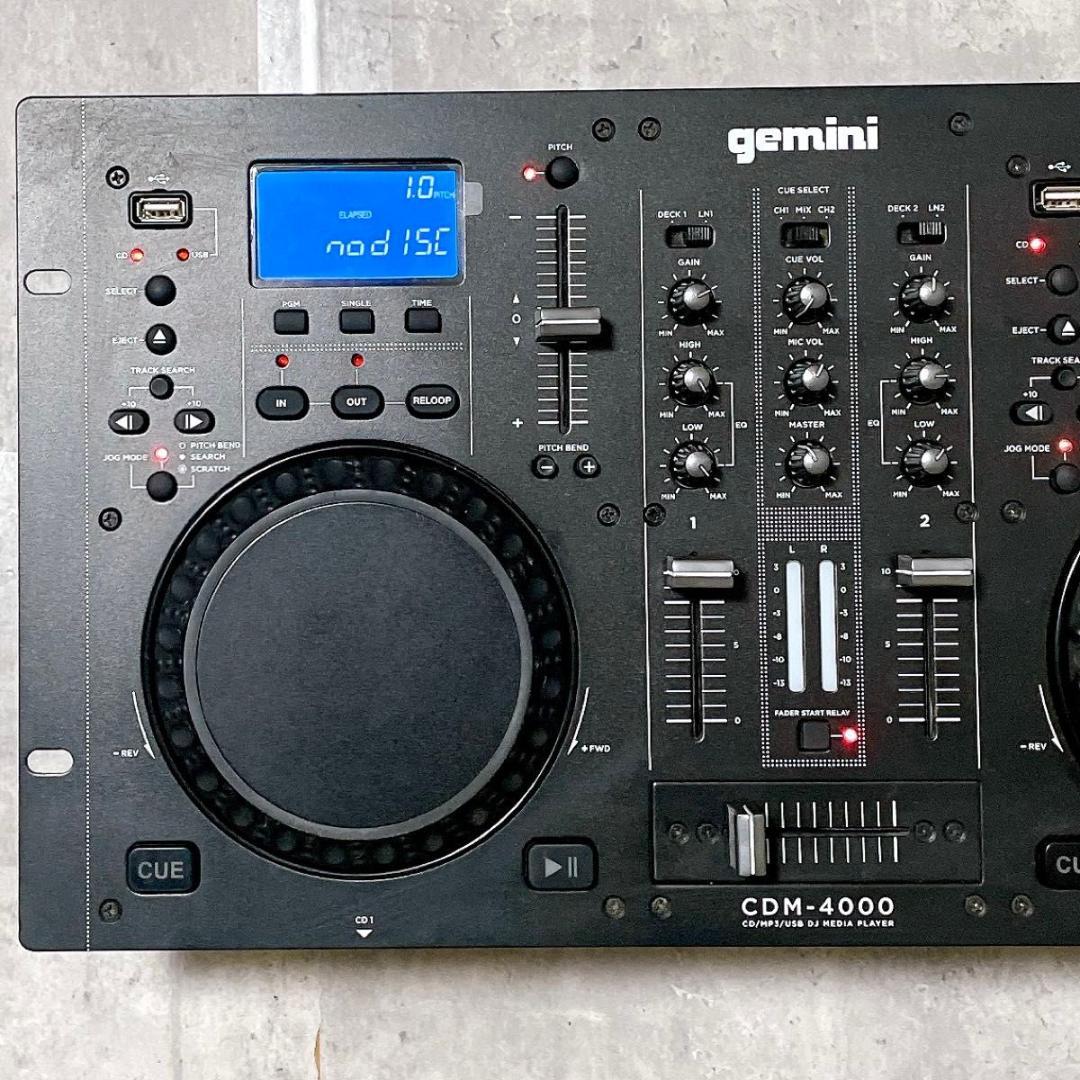 gemini CDM-4000 DJコントローラー ワークステーション