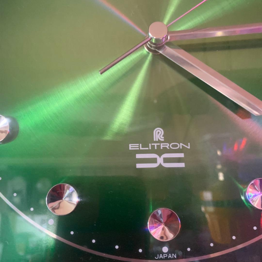 CITIZEN エリトロン　スペースエイジ　メタルグリーン　稼働品　掛時計