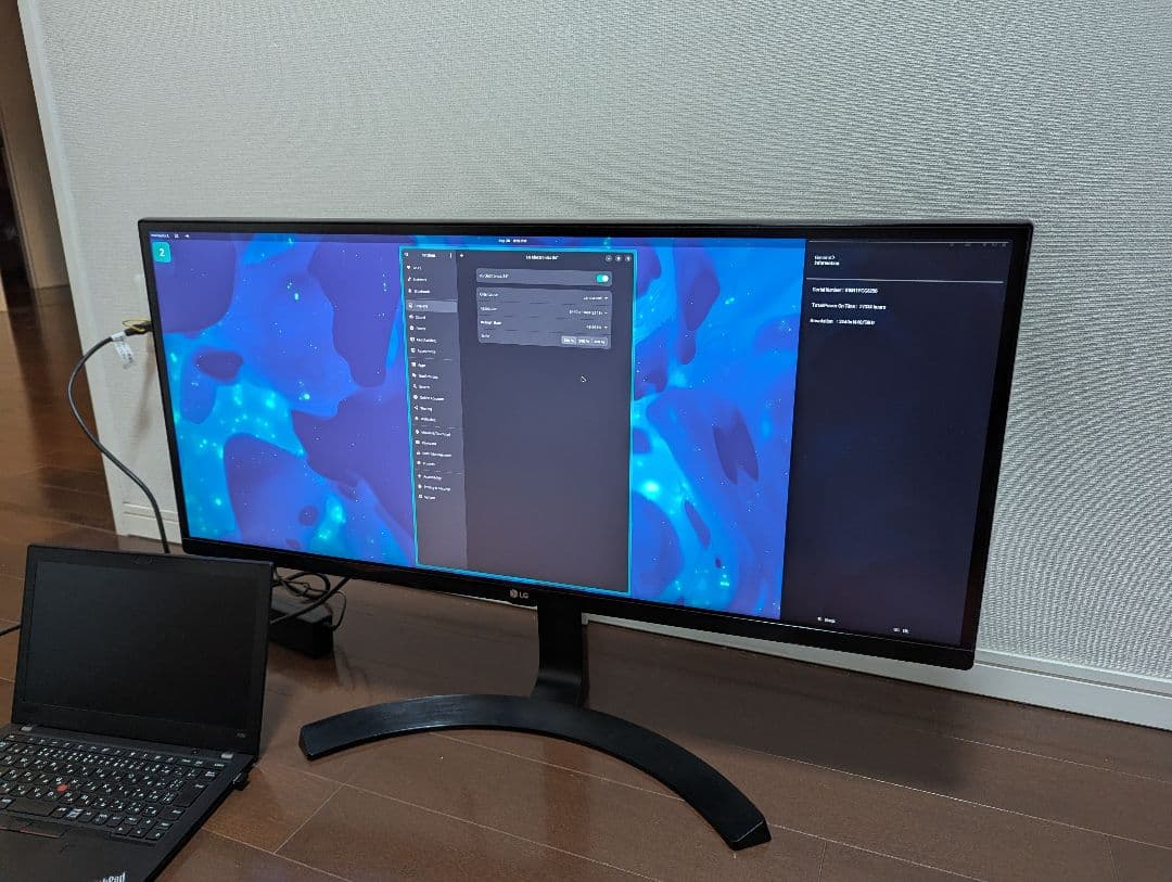 LG 34インチ ウルトラワイドモニター 本体