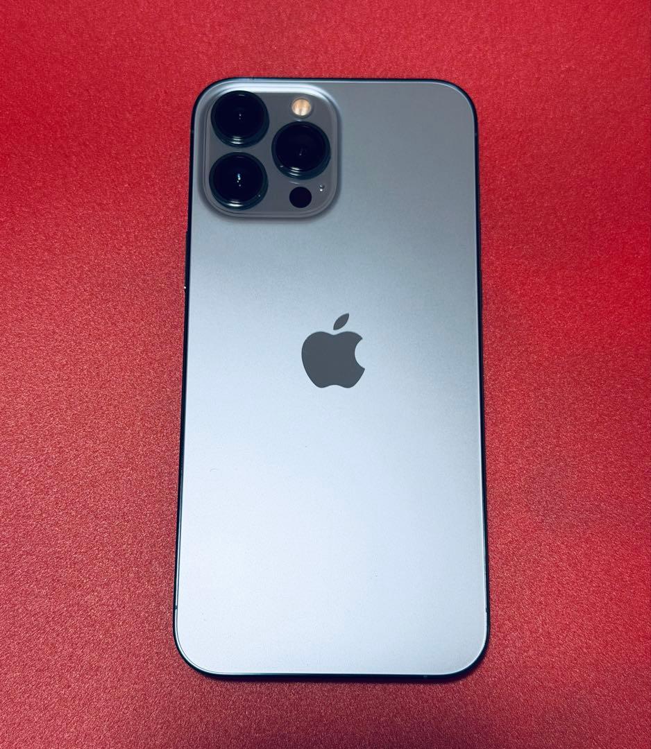 美品iPhone13Pro MAXシエラブルー　256GB バッテリー87%