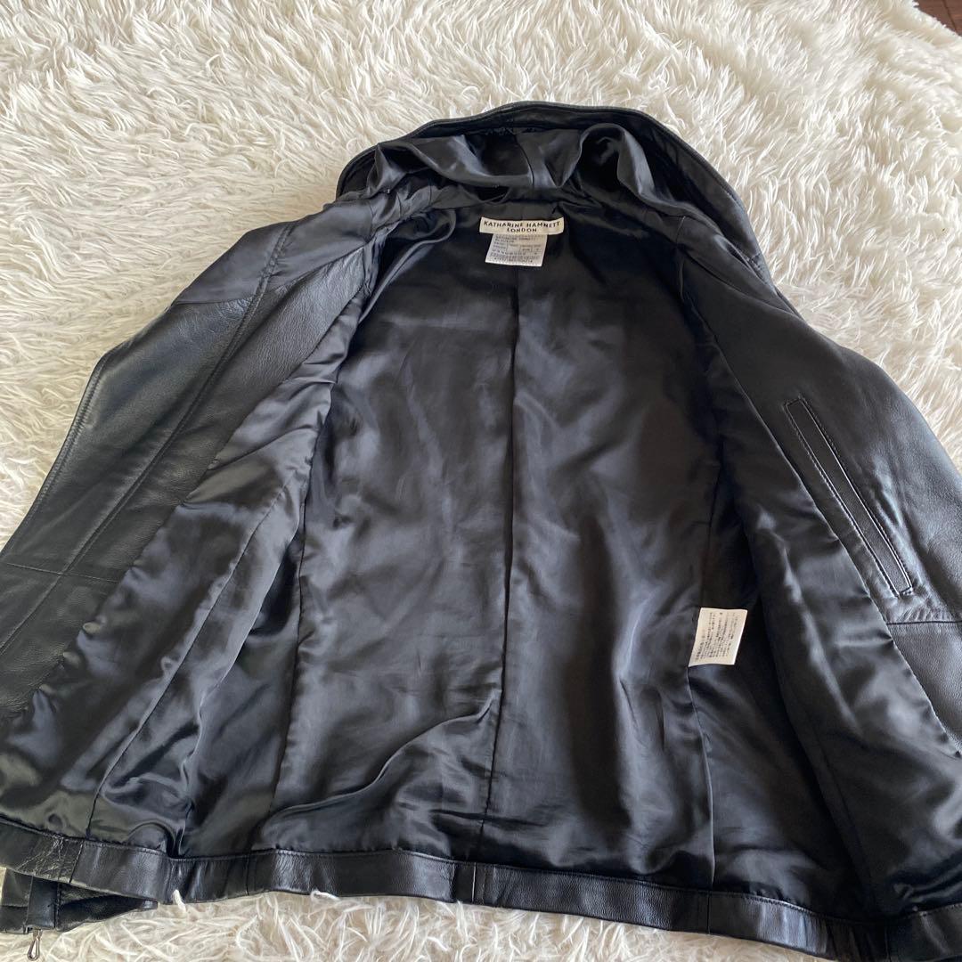 キャサリンハムネット KATHARINE HAMNETT レザージャケット　S