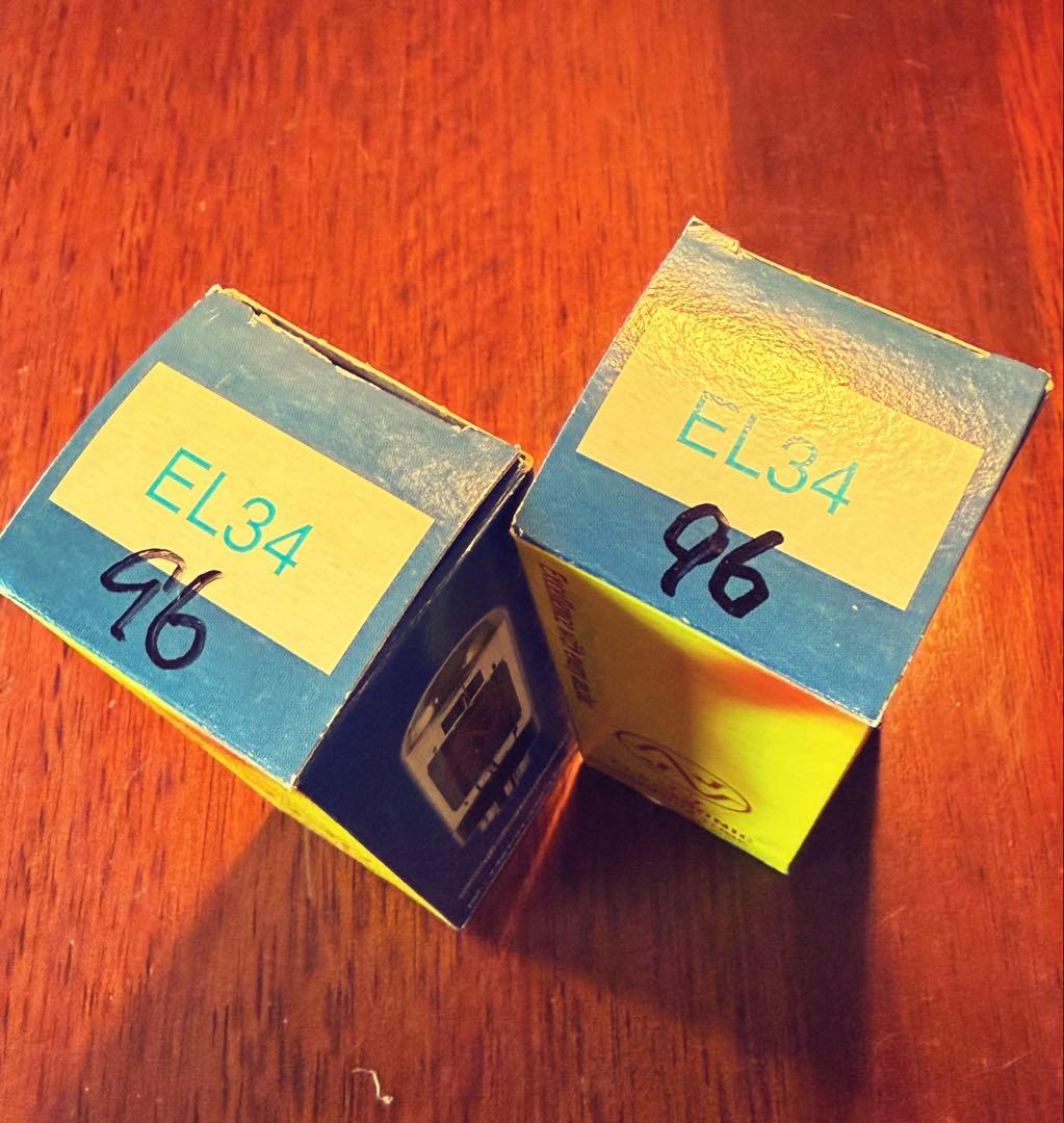 アンプ JJ Electronics EL34 Matched Pair