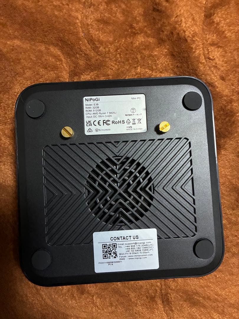 NiPoGi AMD Ryzen PC 本体