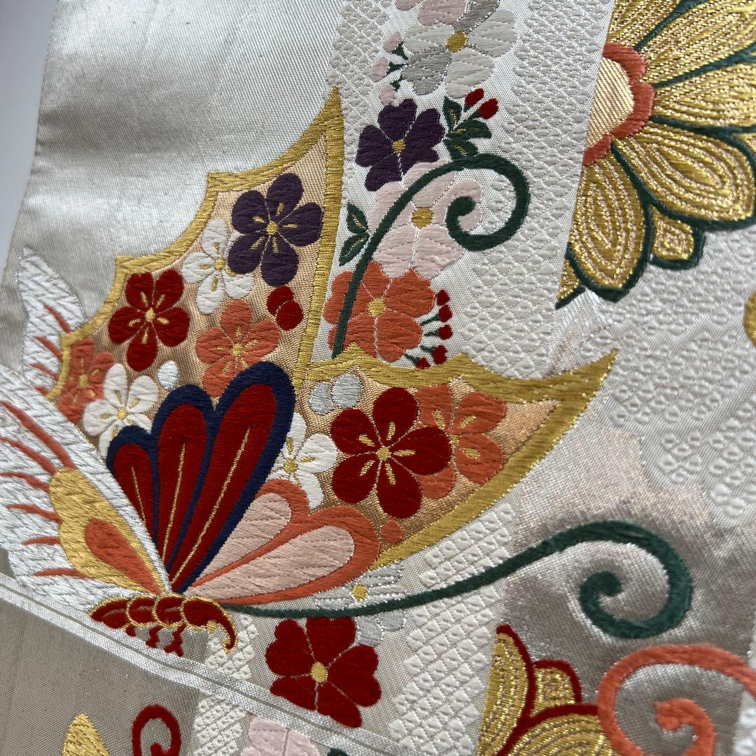 350 振袖フルセット 正絹 黒 朱赤 絞り 金彩 駒刺繍 古典 シック レトロ