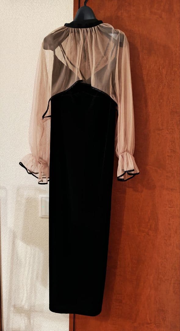 アメリヴィンテージMANY WAY TULLE VEIL DRESSベロアドレス