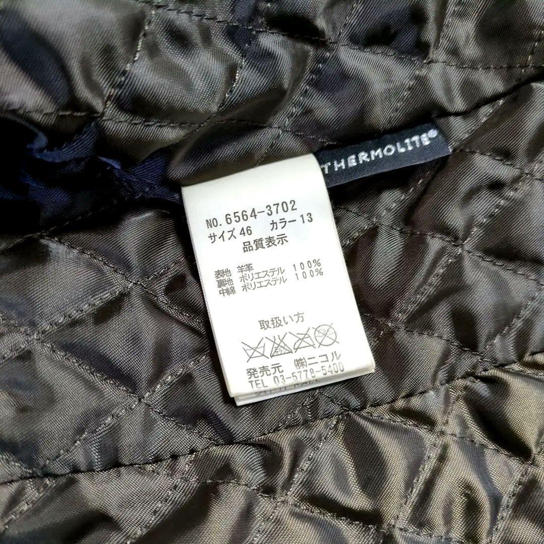 極上の逸品✨️クロコダイル 本革ライダース キルティング ダブルジップ 46