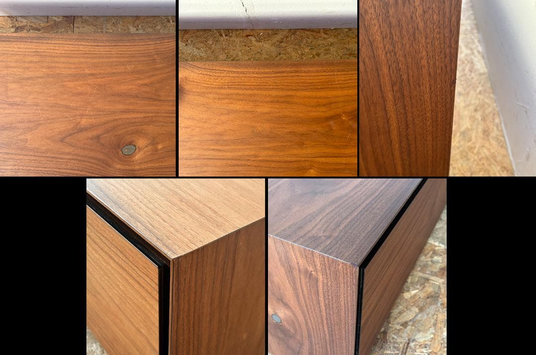 国産 NIPPONAIRE「RAICHO」ウォールナット材 テレビボード 幅2m