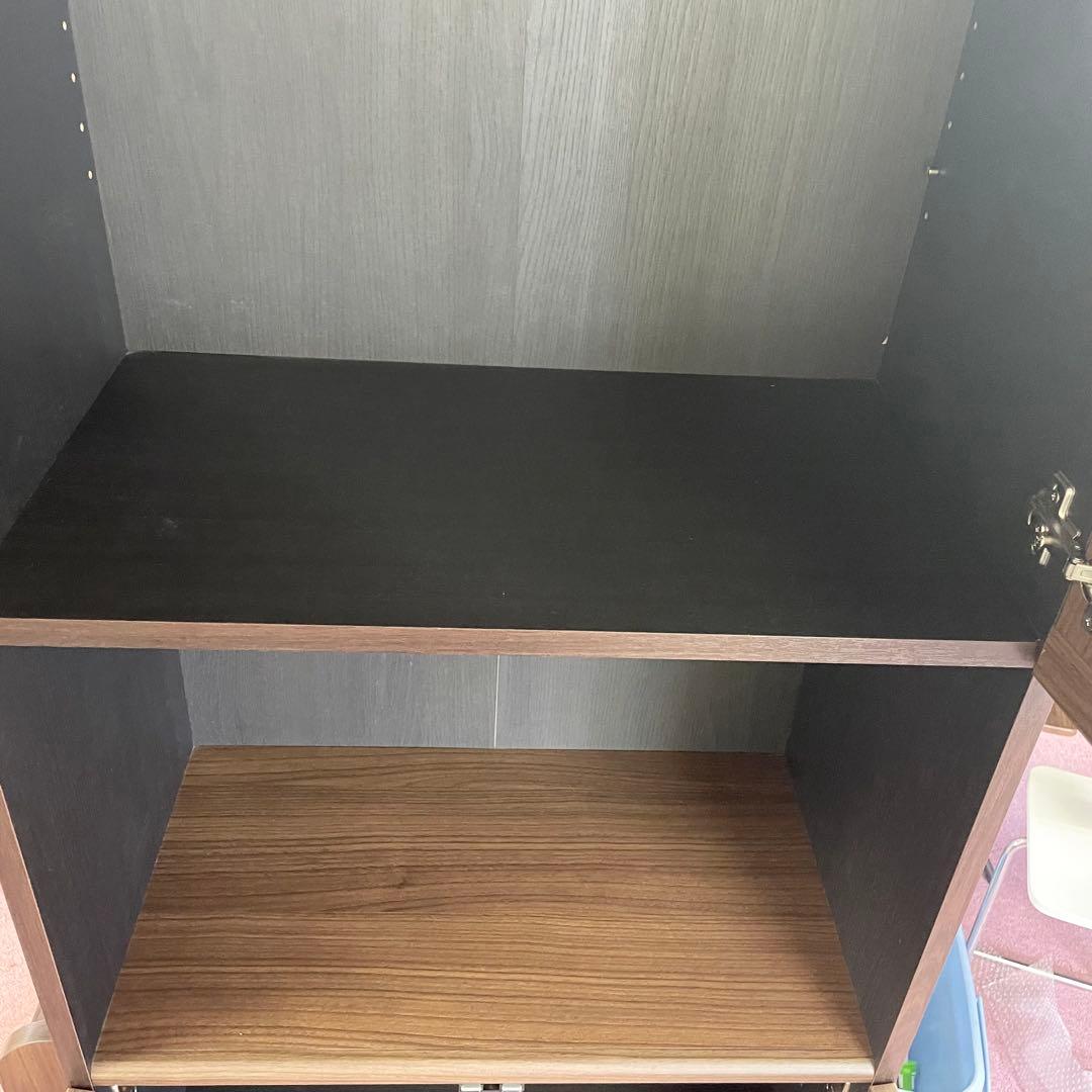 スリット入りシューズボックス スリッパラック付き