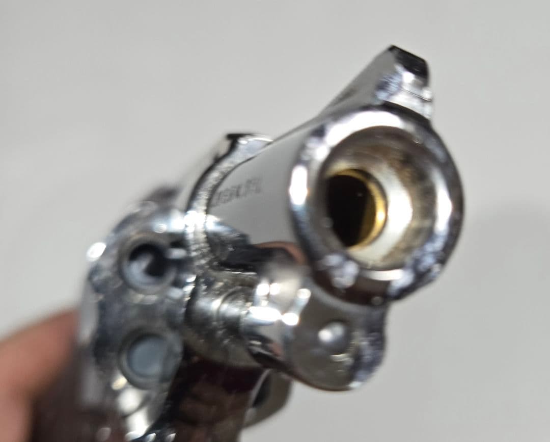 ふかぢゃ S&W M36 特殊グリップ付きトワイライトクローム