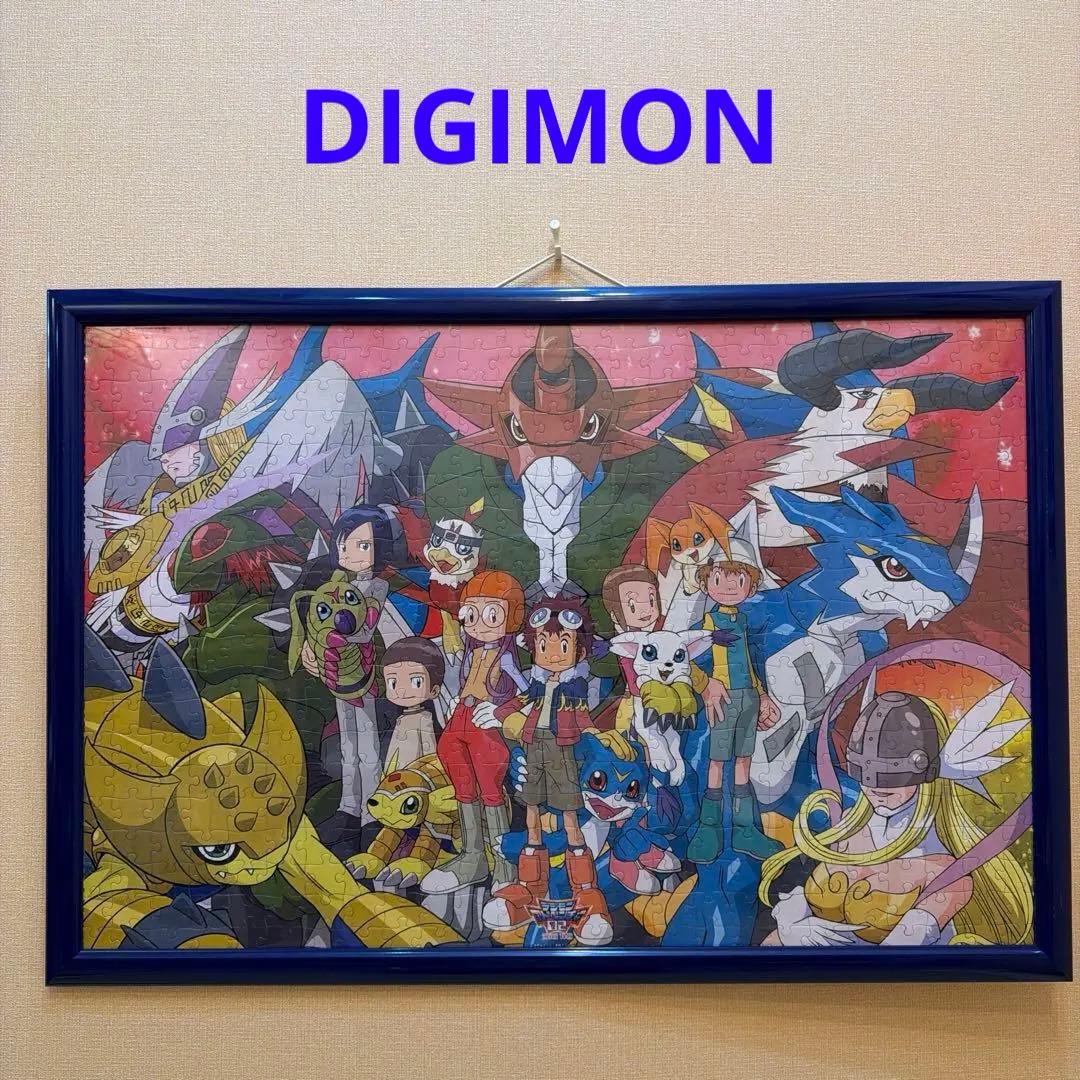 デジモンアドベンチャー 02 ジグソーパズル フレーム付き　完成品
