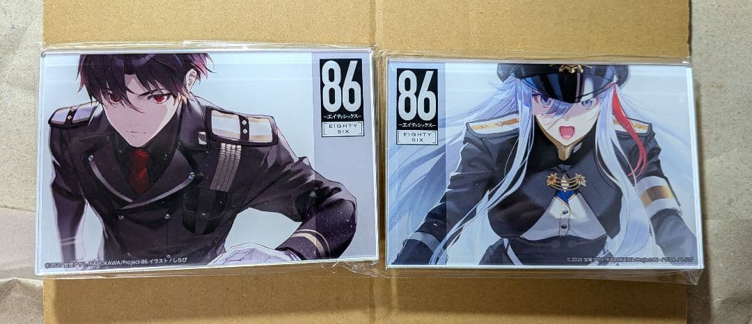 くじ引き堂　86-エイティシックス-　A賞 アクリルプレート　全6種