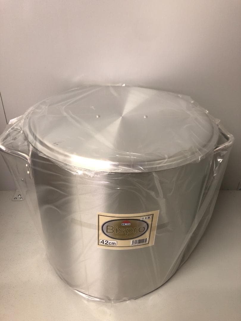 寸胴鍋　42㎝　ビスプロ　約57リットル　日本製　新品　業務用
