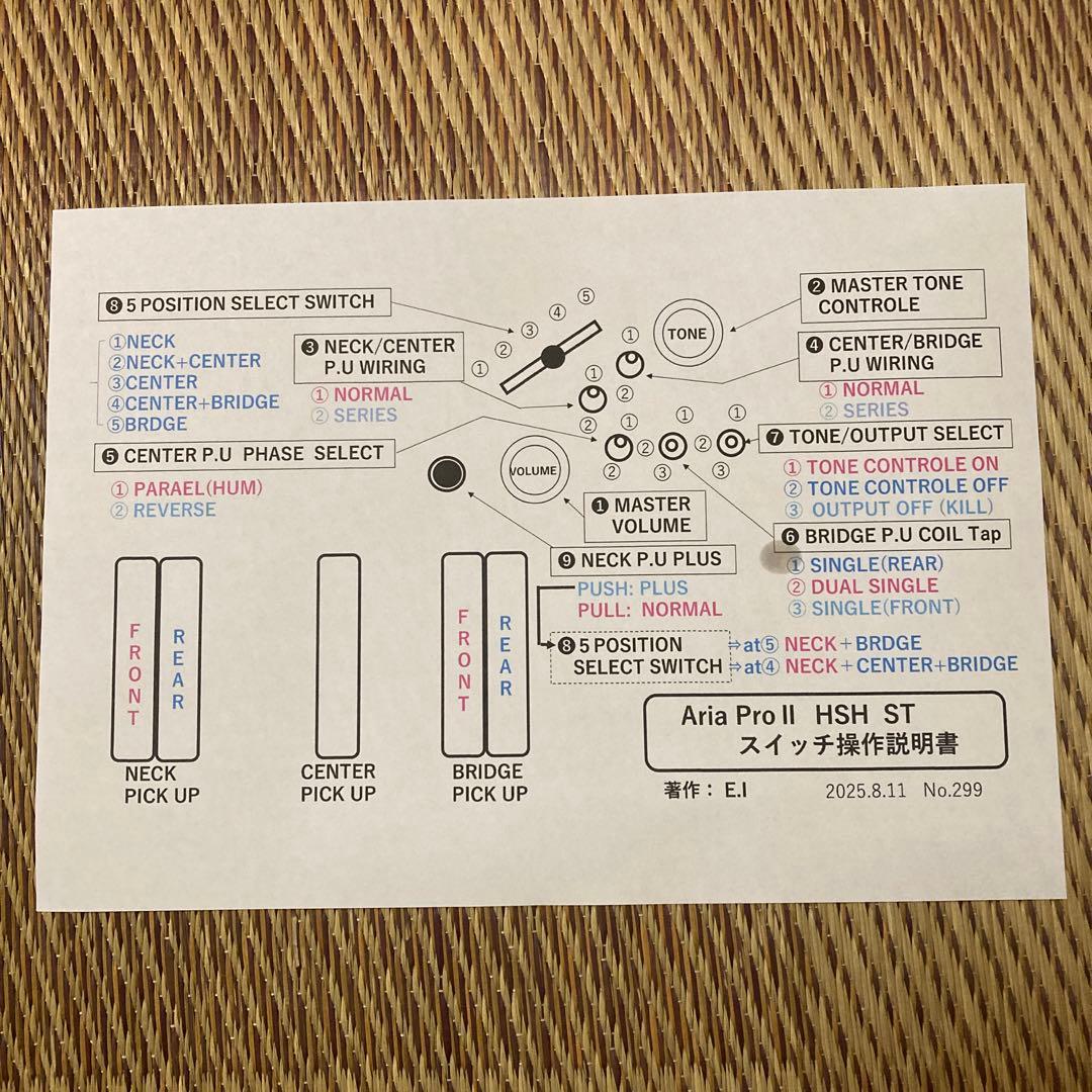 ☆他に類を見ない貴方だけの一本　AriaProⅡ MAGNA HSH ST