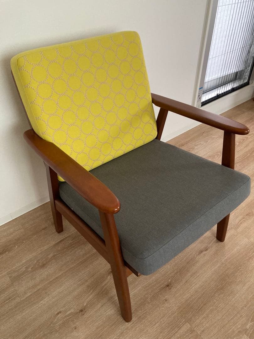 ミナペルホネン生地　ビンテージ北欧家具