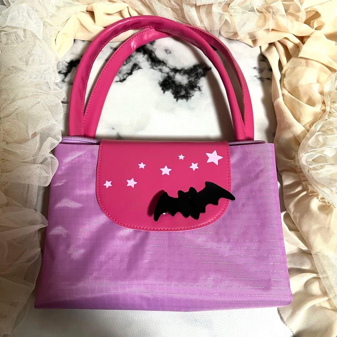 にゃんぱいあ　折りたたみ BIGバック 平成レトロ 平成女児