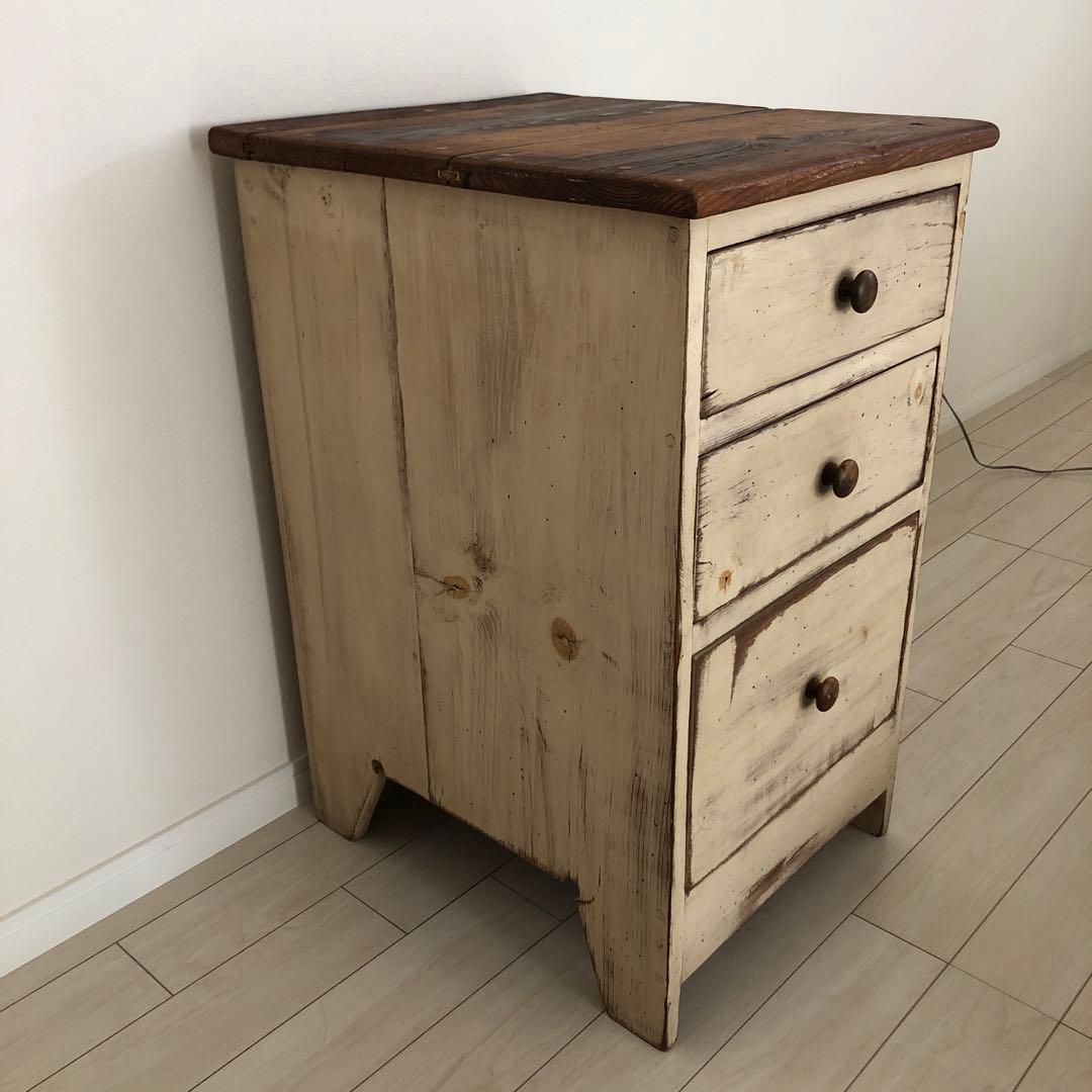 チェブ　引き出し3段キャビネット　確認用