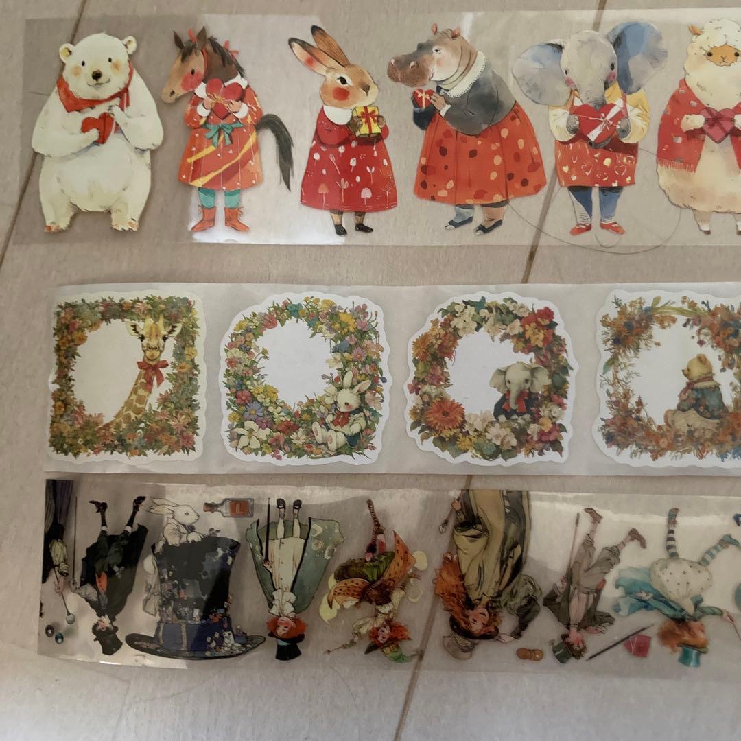 みっちさん被り無しデザインペーパー35種類(非売品入り)とPETマステセット