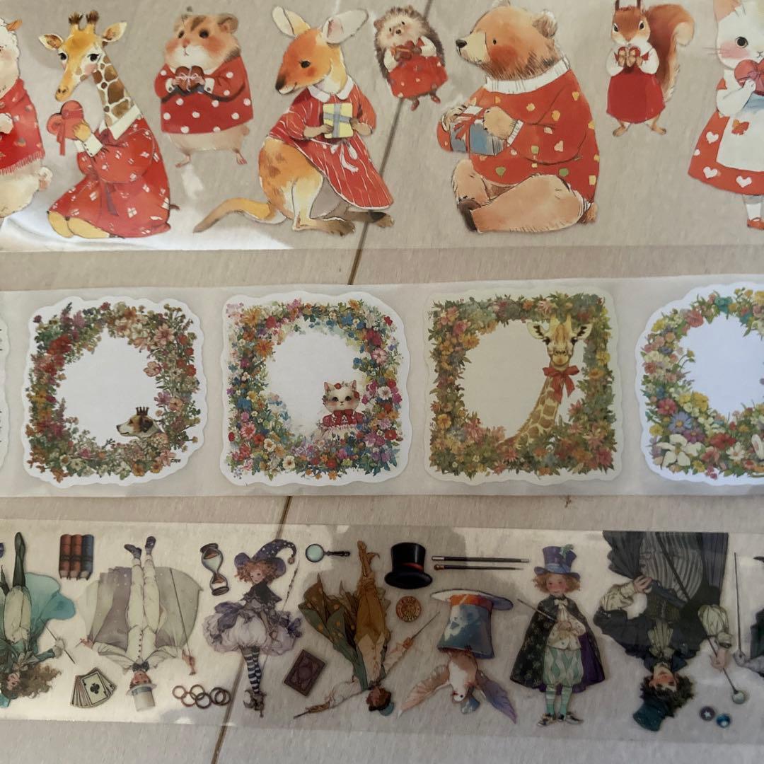 みっちさん被り無しデザインペーパー35種類(非売品入り)とPETマステセット