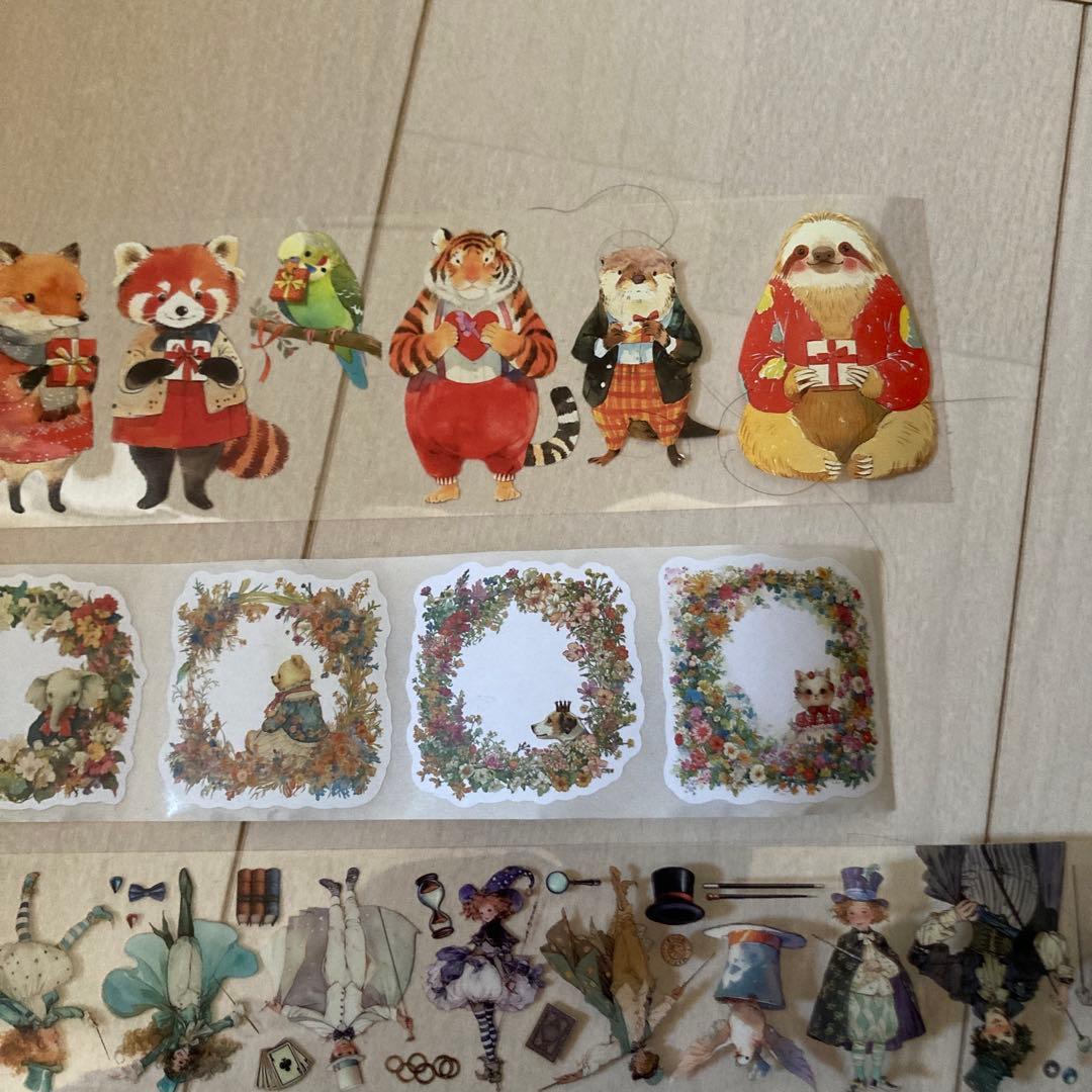 みっちさん被り無しデザインペーパー35種類(非売品入り)とPETマステセット