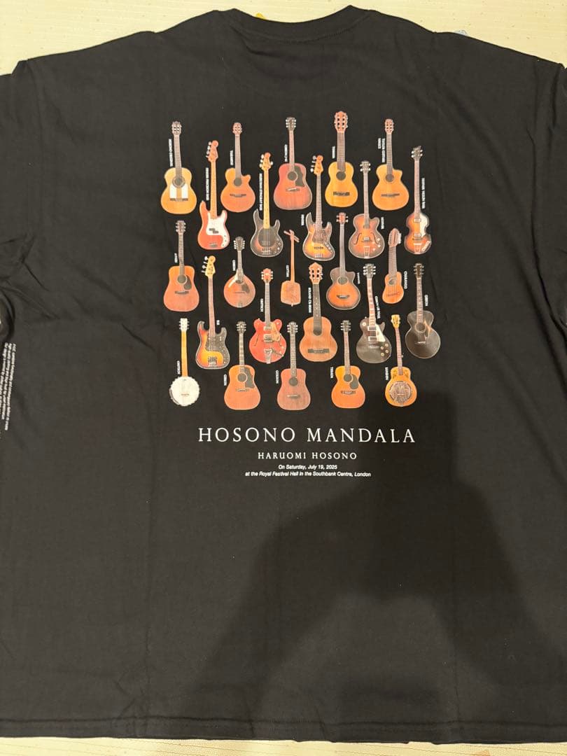 細野晴臣　HOSONO MANDALA Tシャツ L ブラック