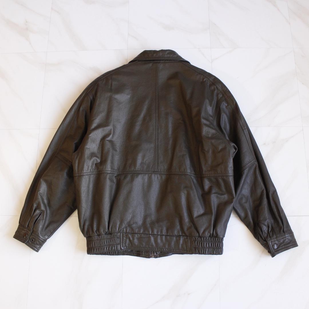 DURANTE A-2 中綿 レザージャケット Lサイズ ブラウン 牛革