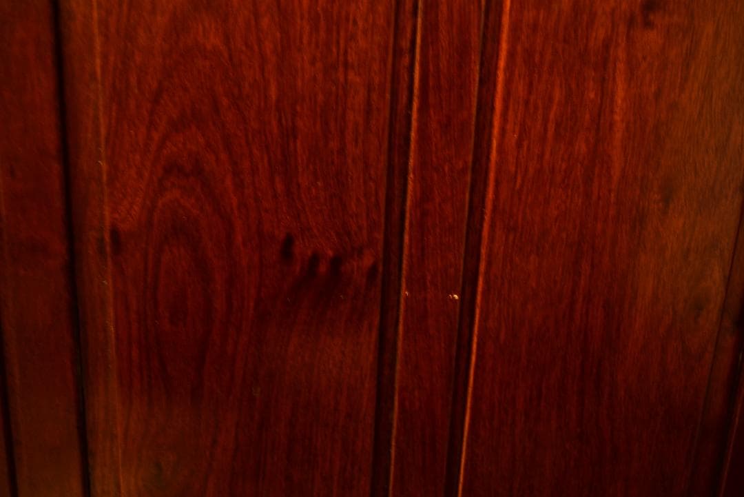 引き取り限定　花梨無垢 三面ガラス キャビネット　家具アンティーク