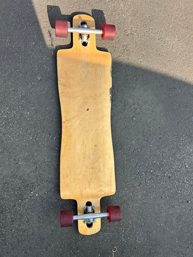 エクストリーム製ブランクデッキ 赤ホイール