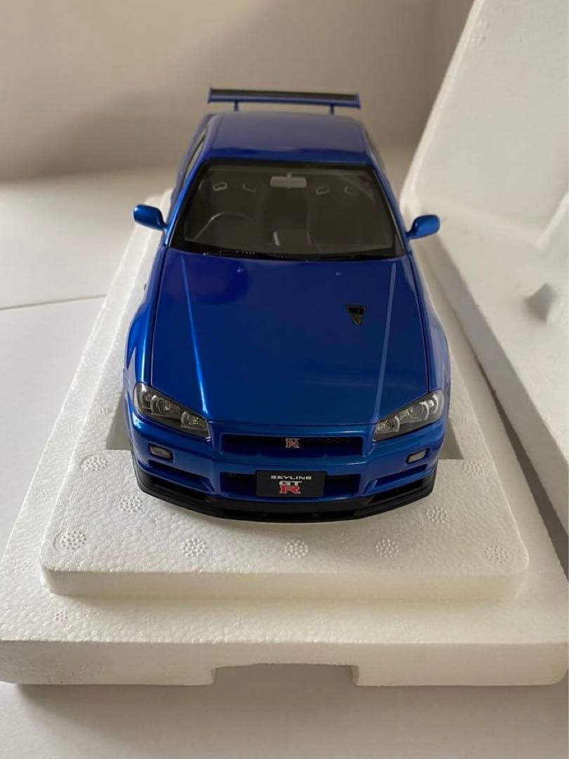 オートアート　日産 スカイライン GT-R （R34） Vスペック II BBS