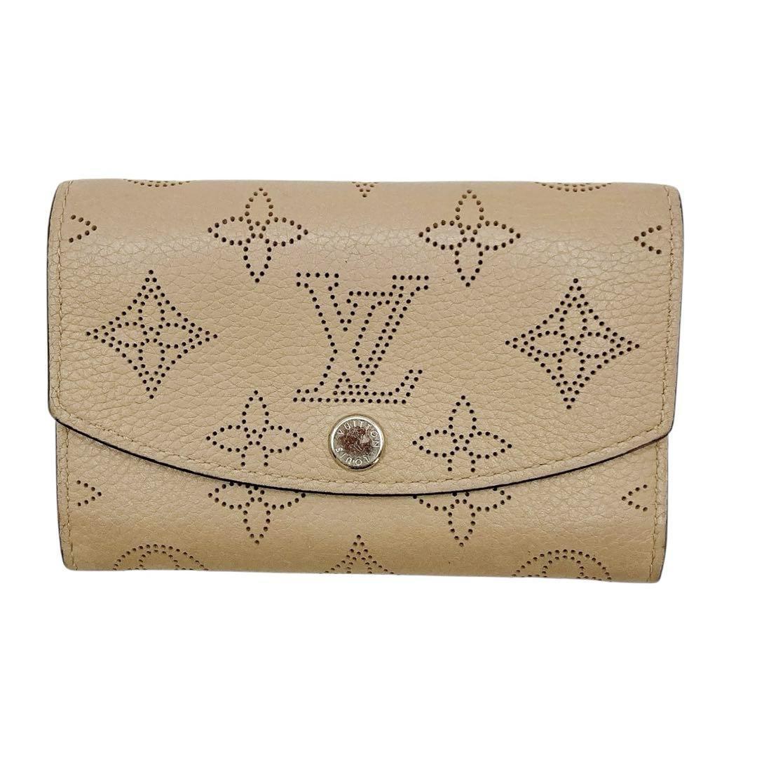 美品✨ルイヴィトン　ポルトモネ　アナエ　マヒナ　グレージュ　カード　ケース