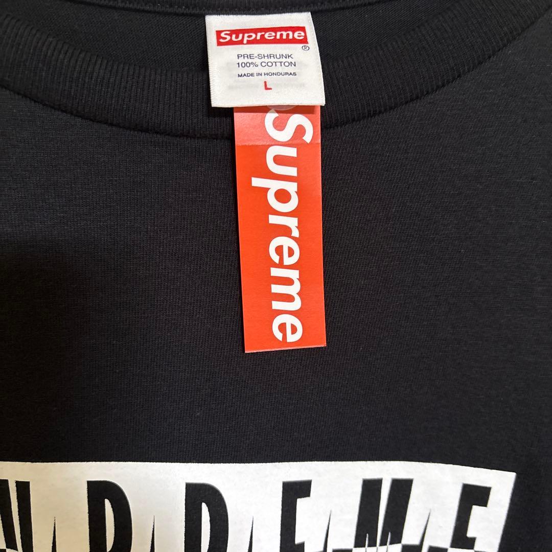 supreme splitT Lサイズ　ブラック　木村拓哉着用