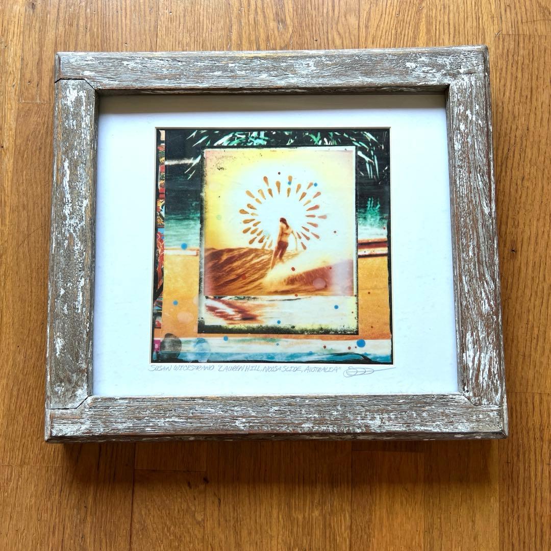 【wtw インテリア】 フレーム+アート作品/シェビーシック